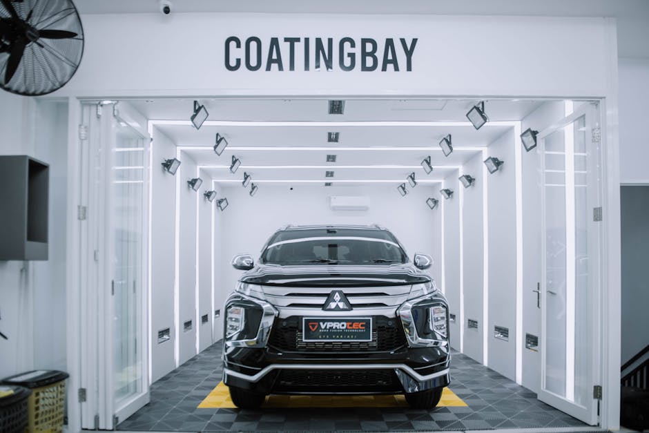 Applying ceramic coating to a car's surface